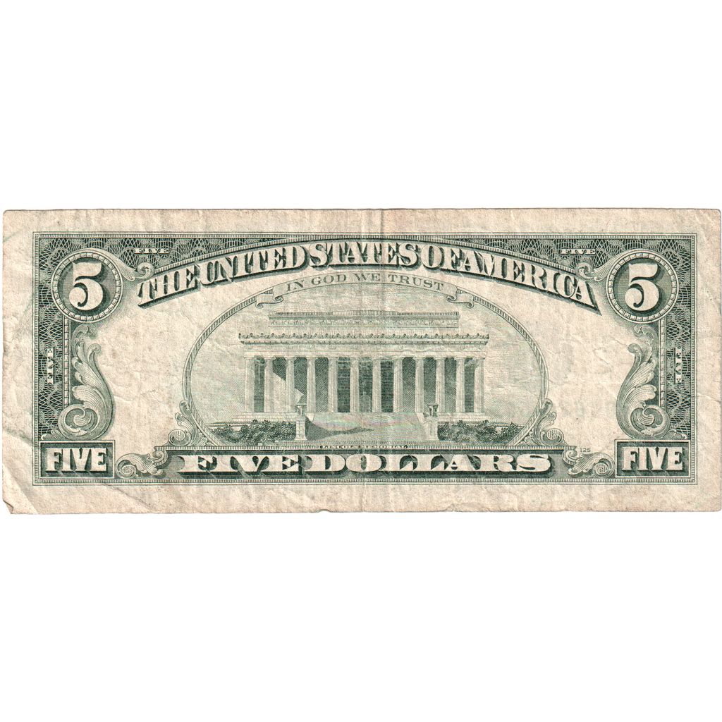 Verenigde Staten, Five Dollars, TB