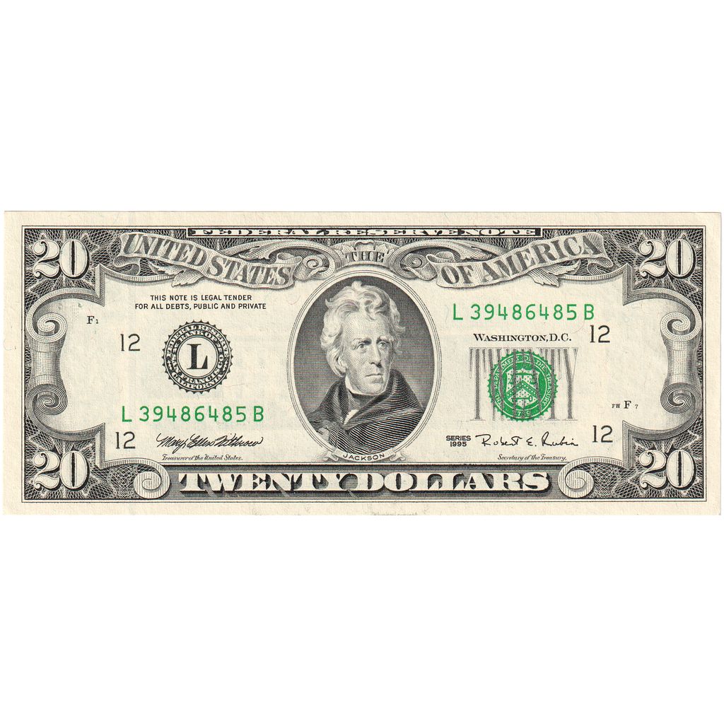 Verenigde Staten, 20 Dollars, SUP