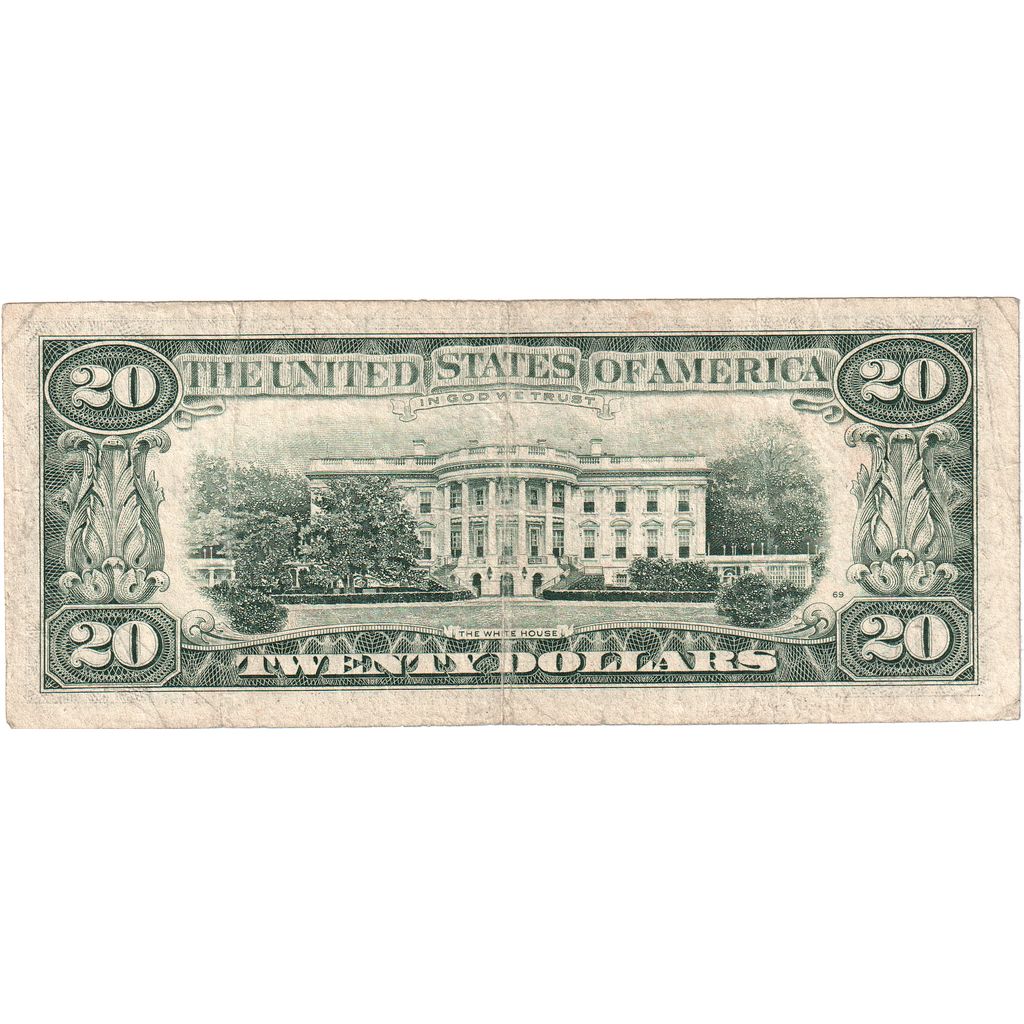 USA, 20 Dollars, AU(55-58)