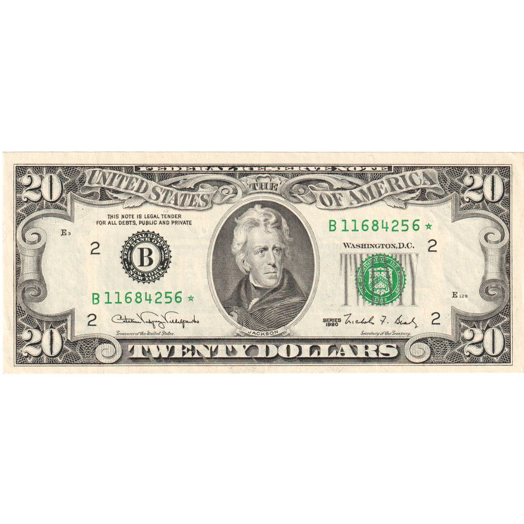 États-Unis, 20 Dollars, TTB