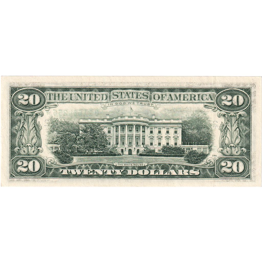 États-Unis, 20 Dollars, TTB