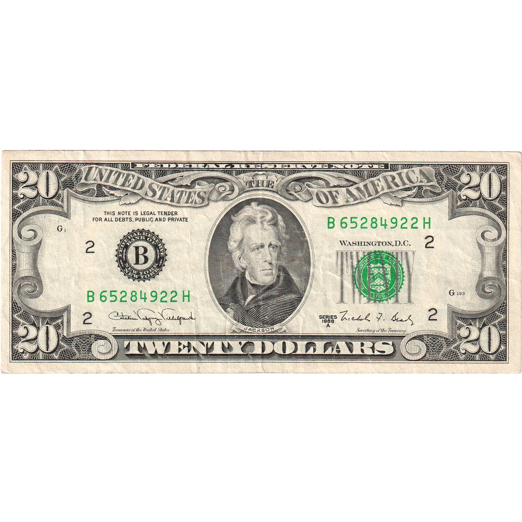 Estados Unidos, 20 Dollars, MBC
