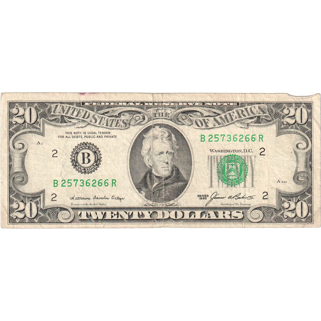 Verenigde Staten, 20 Dollars, TB+