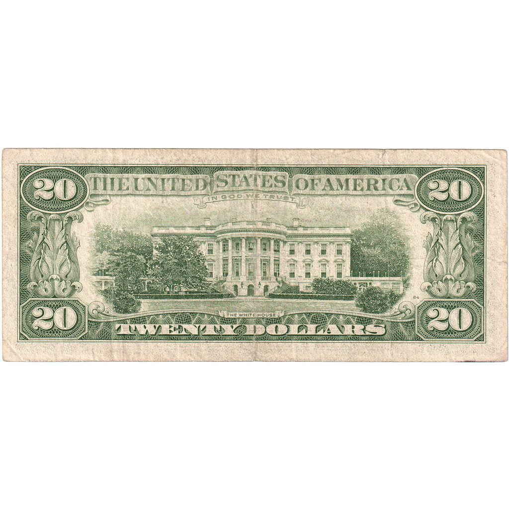 Stati Uniti, 20 Dollars, MB+