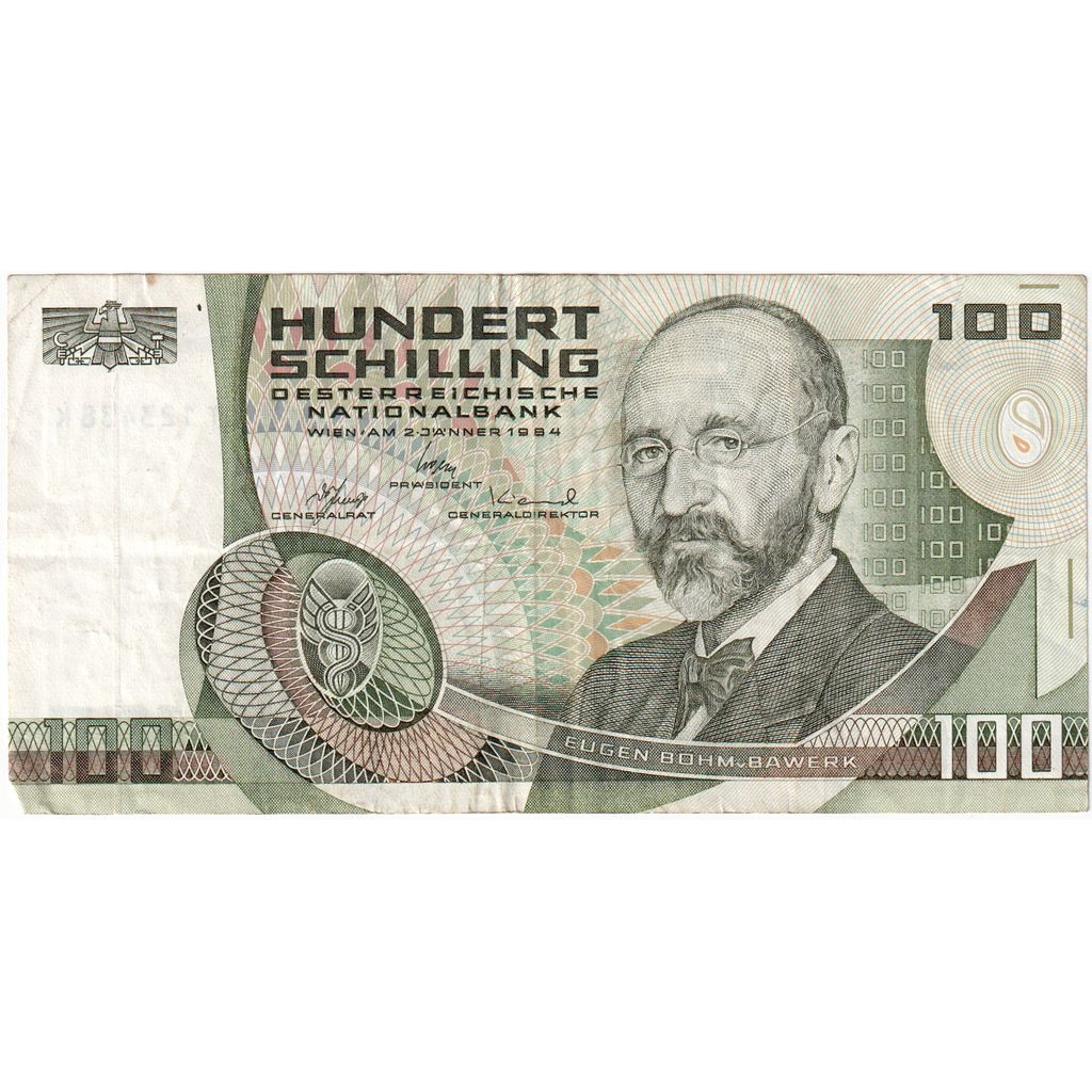 Austria, 100 Schilling, 1984-01-02, EF(40-45)