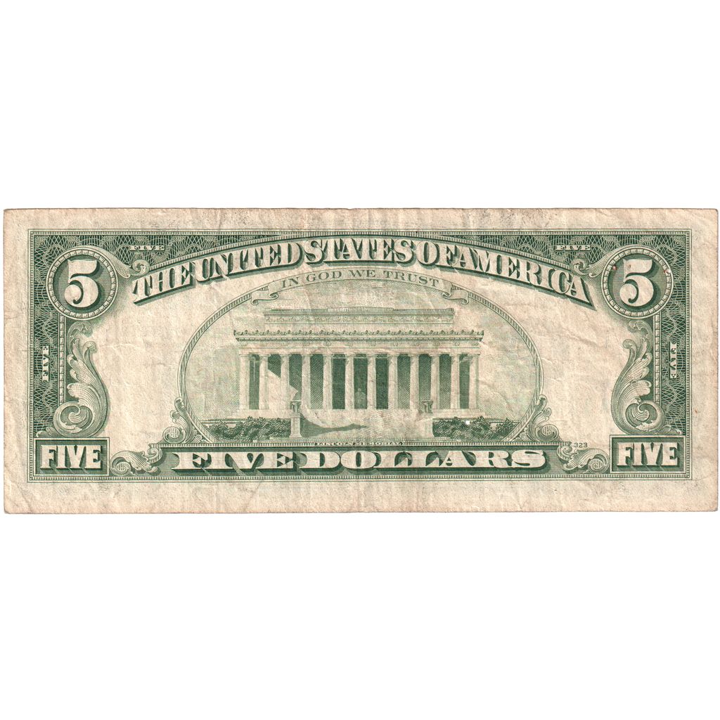 Estados Unidos, Five Dollars, BC