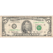 United States, Five Dollars, VF(20-25)