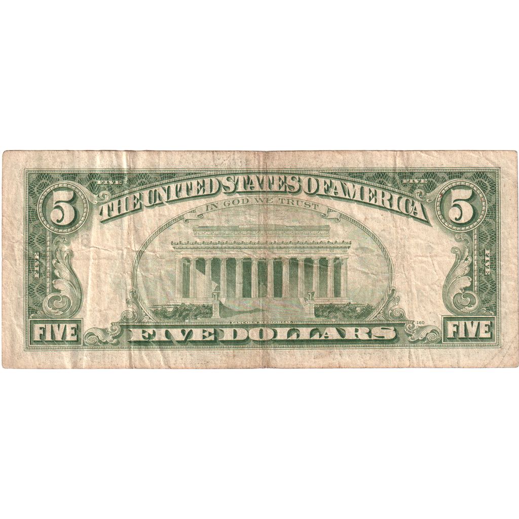 Estados Unidos, Five Dollars, BC