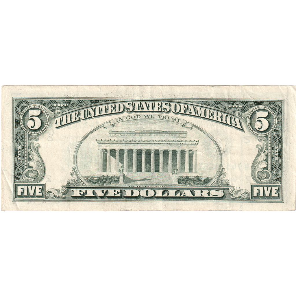 Stati Uniti, Five Dollars, BB