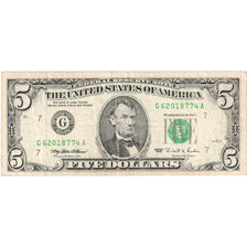 United States, Five Dollars, EF(40-45)