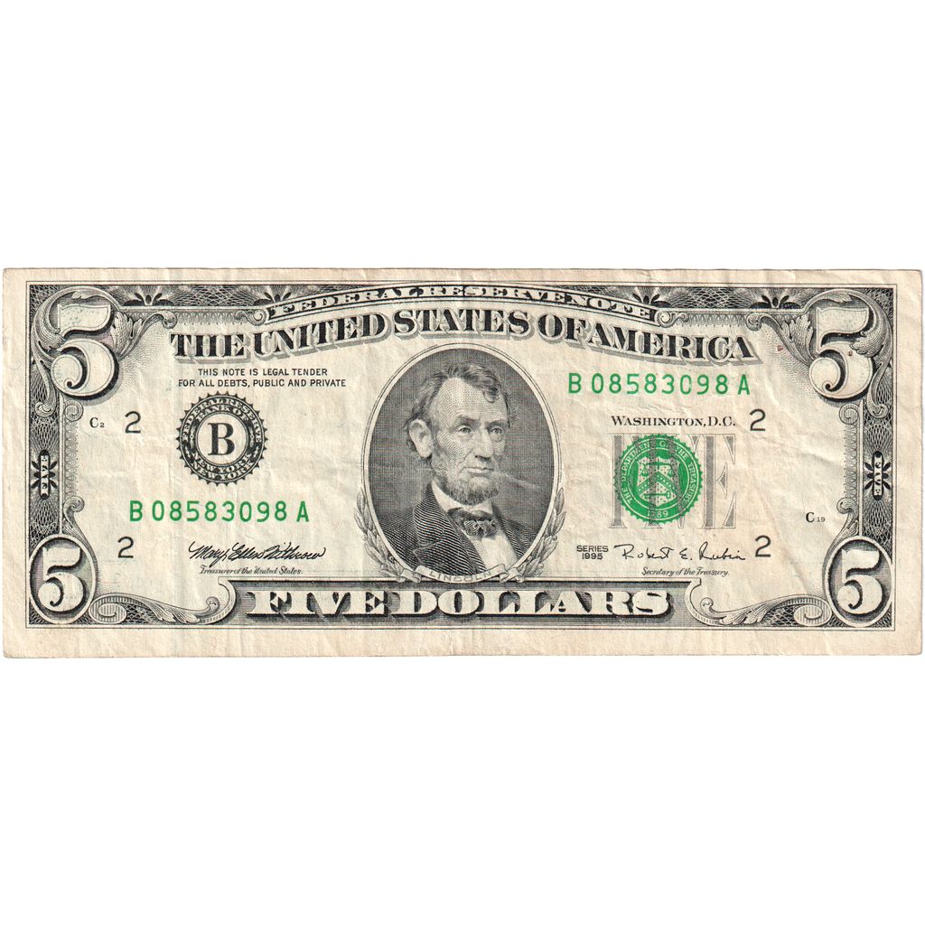Estados Unidos, Five Dollars, MBC