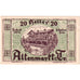 Banknot, Austria, Altenmarkt, 20 Heller, paysage, 1920, 1920-05-09, UNC(63)