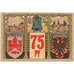 Duitsland, Nordhausen, 75 Pfennig, 1921-03-01, SPL