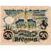 Banknot, Niemcy, Stuttgart Stadt, 50 Pfennig, Batiment, 1921, 1921-07-31