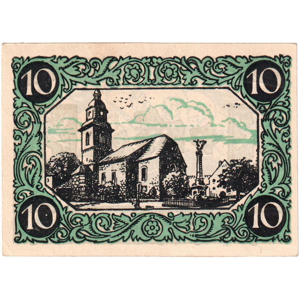 Niemcy, Kindelbrück, 10 Pfennig, 1920-11-23, UNC(63)