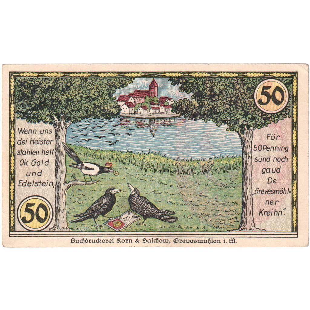 Germany, Grevesmuhlen Stadt, 50 Pfennig, 1923-12-31, UNC(63)