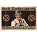 Banknote, Germany, Nordhausen Stadt, 50 Pfennig, personnage, 1921, 1921-05-01