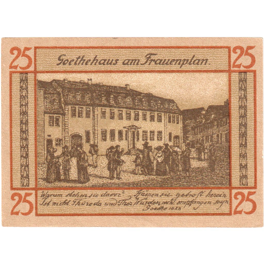 Banknote, Germany, Weimar, 25 Pfennig, paysage, 1921, 1921-03-01, UNC(65-70)
