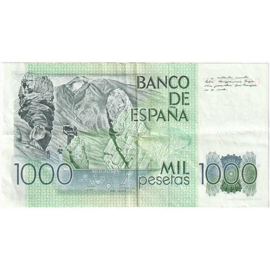 España, 1000 Pesetas, 1979-10-23, MBC