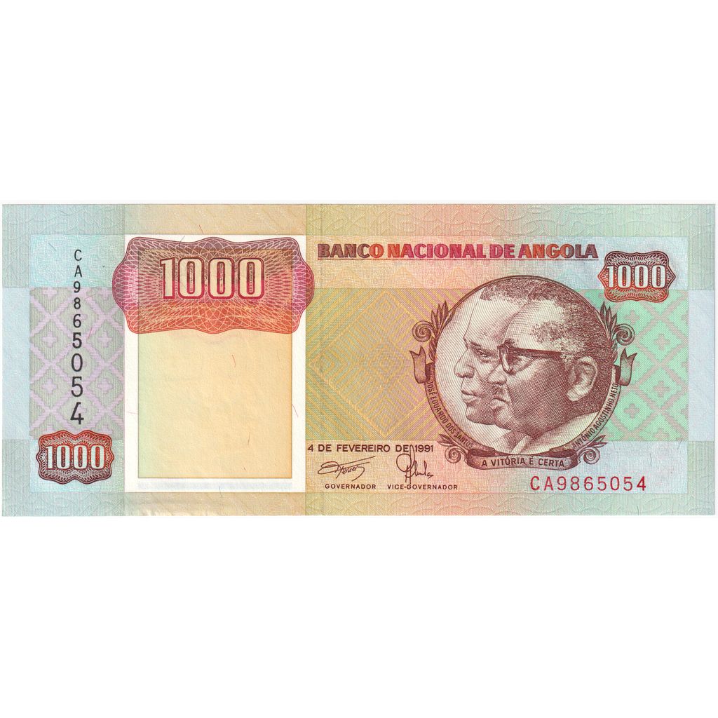 Angola, 1000 Kwanzas, 1991-02-04, UNC(65-70)