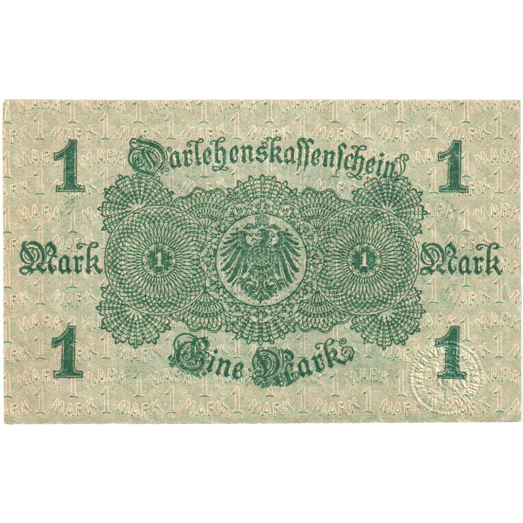 Duitsland, 1 Mark, 1914-08-12, SPL