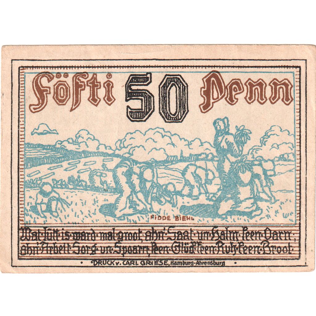 Germany, Harburg Handelskammer, 50 Pfennig, 1920-10-01, AU(55-58)