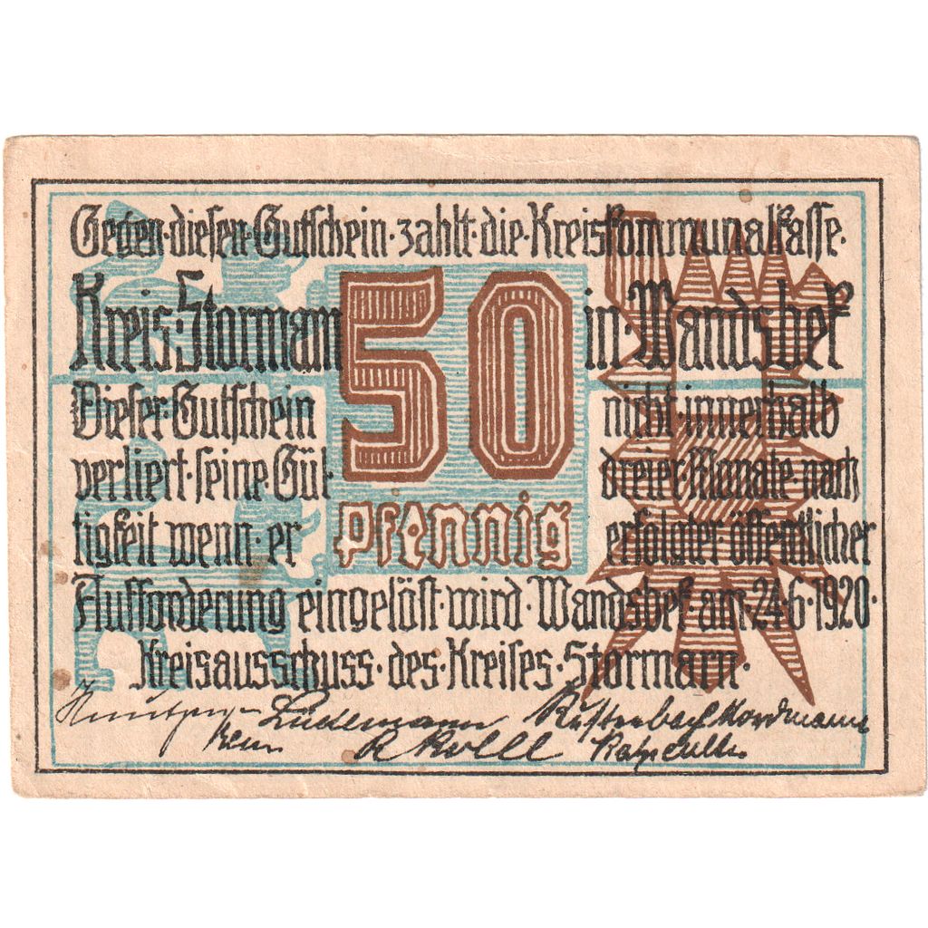 Germany, Harburg Handelskammer, 50 Pfennig, 1920-10-01, AU(55-58)
