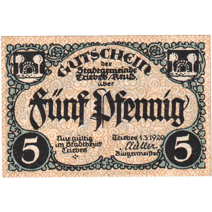 Germany, Dresden, 5 Pfennig, 1920-03-01, UNC(63)