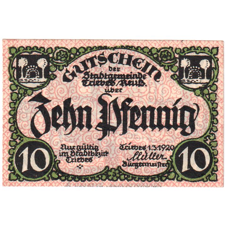Deutschland, Dresden, 10 Pfennig, 1920-03-01, UNZ-