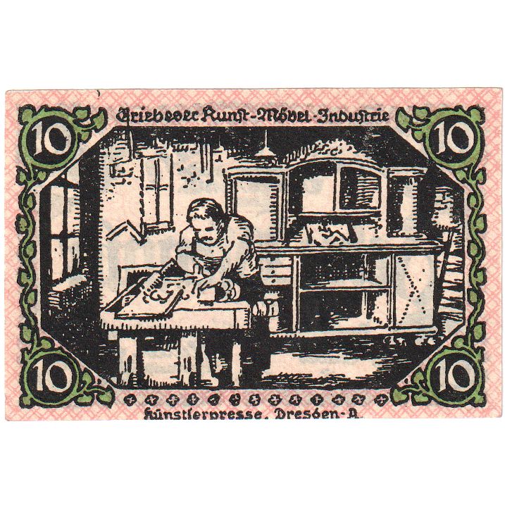 Deutschland, Dresden, 10 Pfennig, 1920-03-01, UNZ-