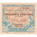 França, Lyon, 50 Centimes, 1920-02-19, AU(55-58), Pirot:77-20