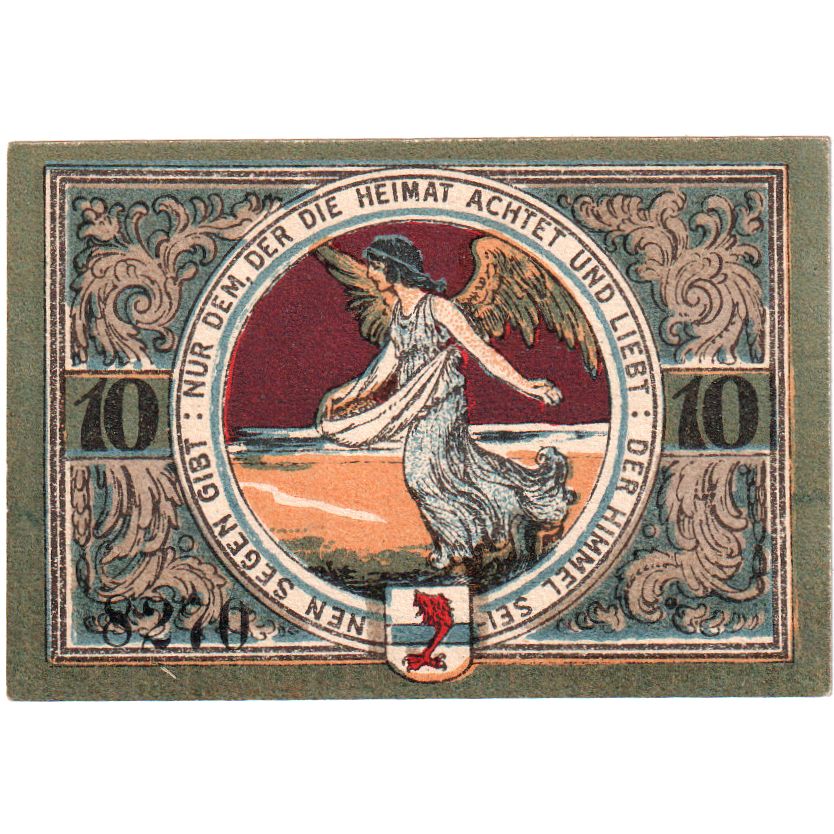 Germany, Jacobshagen, 10 Pfennig, AU(55-58)