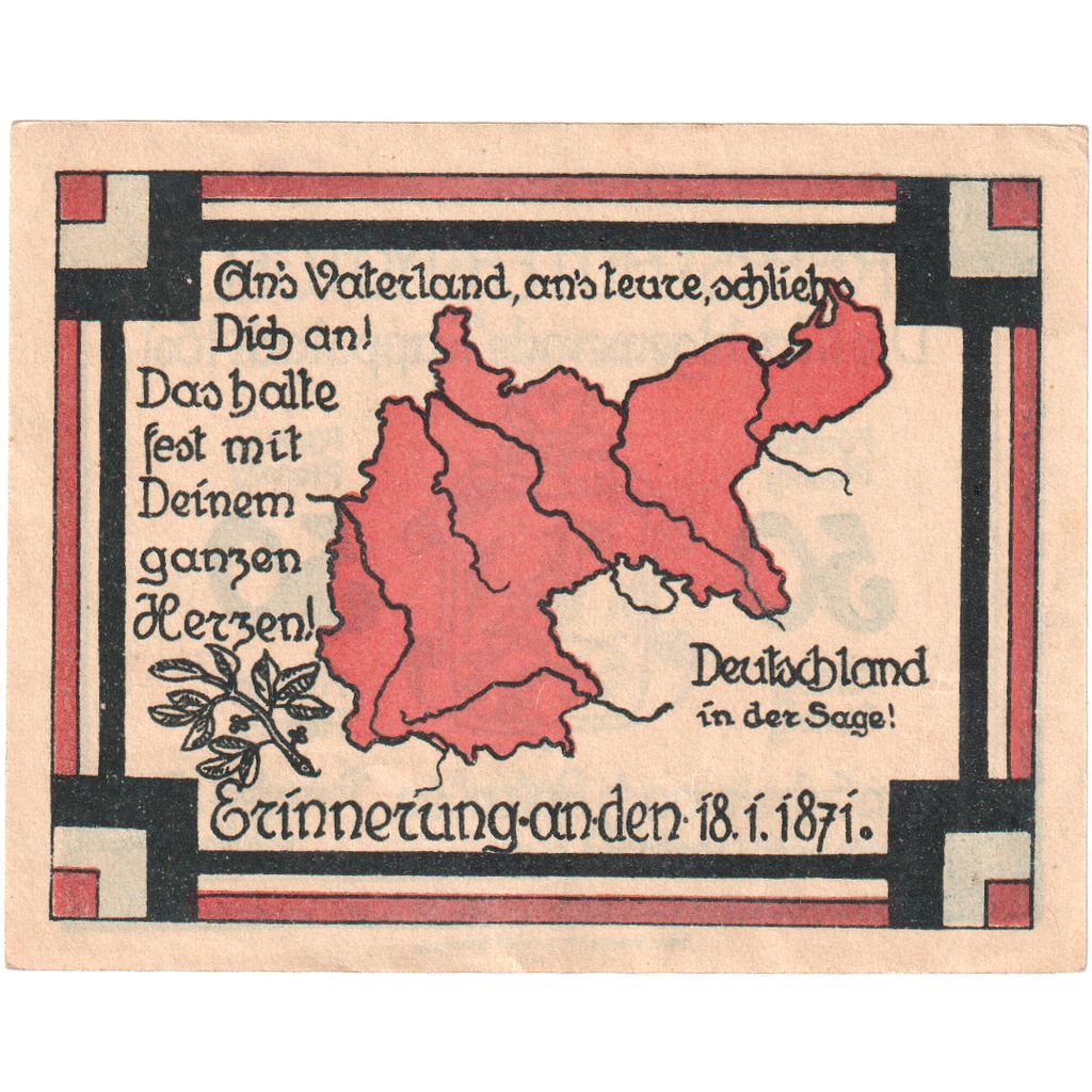 Niemcy, Trappstadt, 50 Pfennig, 1921-01-18, UNC(63)