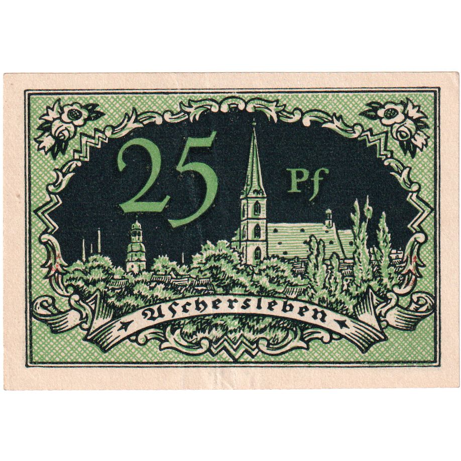 Germany, Aschersleben, 25 Pfennig, 1920-03-05, UNC(63)