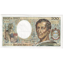 France, 200 Francs, Montesquieu, N.046, AU(55-58)