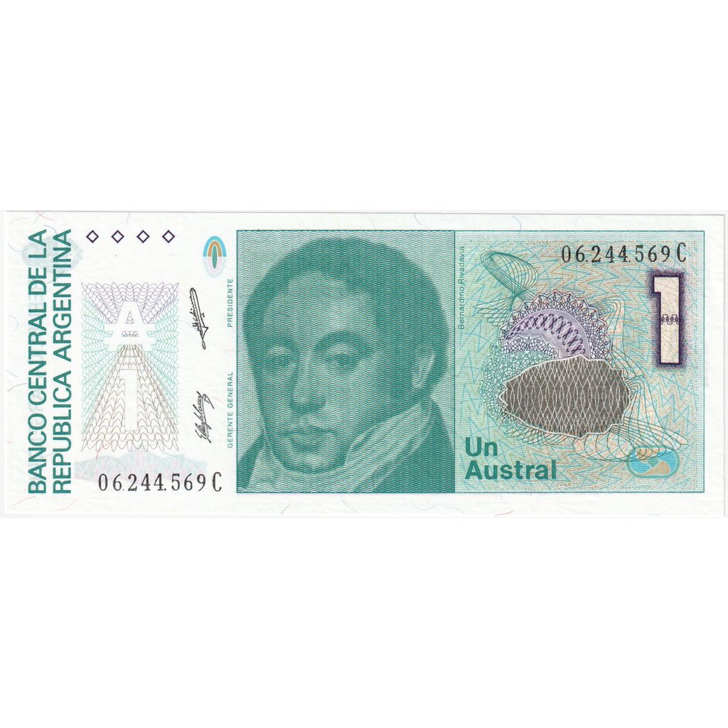 Argentinien, 1 Austral, UNZ