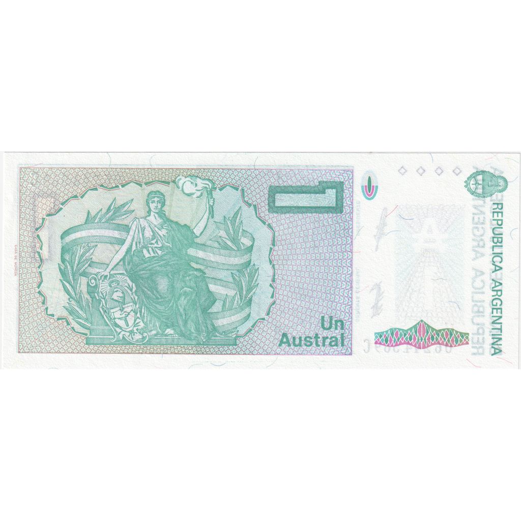 Argentinien, 1 Austral, UNZ