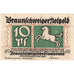 Banknote, Germany, Braunschweig Braunschweigische Staatsbank, 10 Pfennig