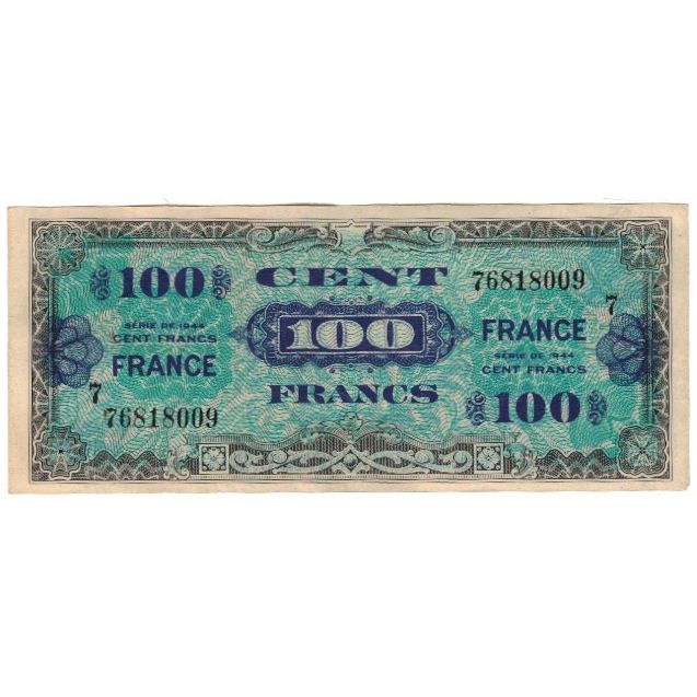 France, 100 Francs, 1945, TTB+, Fayette:VF25.7, KM:123c