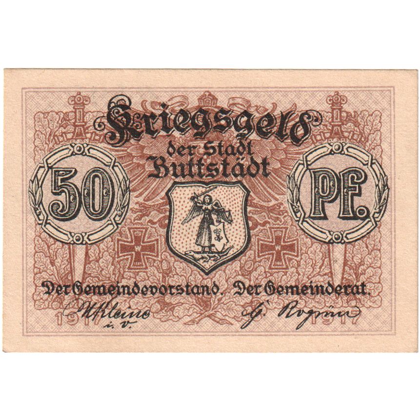 Germany, Buttstadt Stadt, 50 Pfennig, 7673, UNC(65-70)