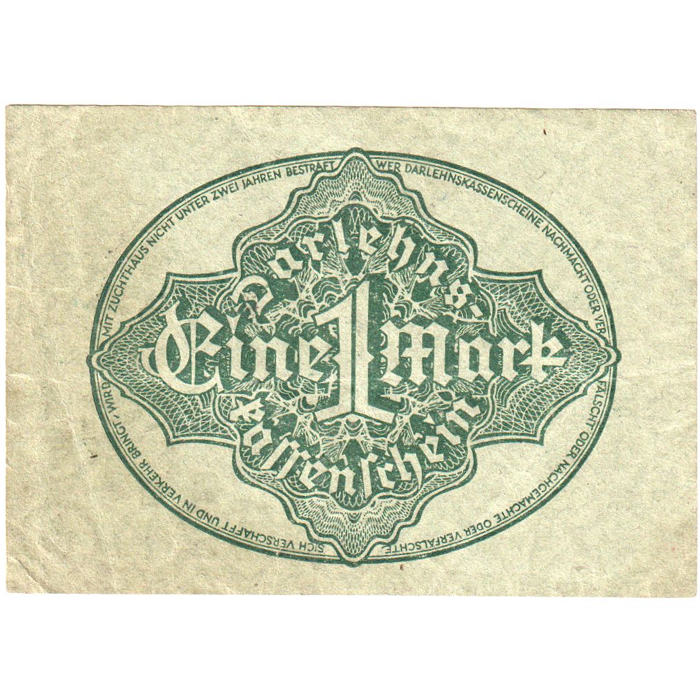 Alemanha, 1 Mark, 1922-09-15, EF(40-45)