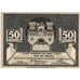 Banknote, Germany, Einbeck Stadt, 50 Pfennig, Eglise, 1920, 1920-12-20