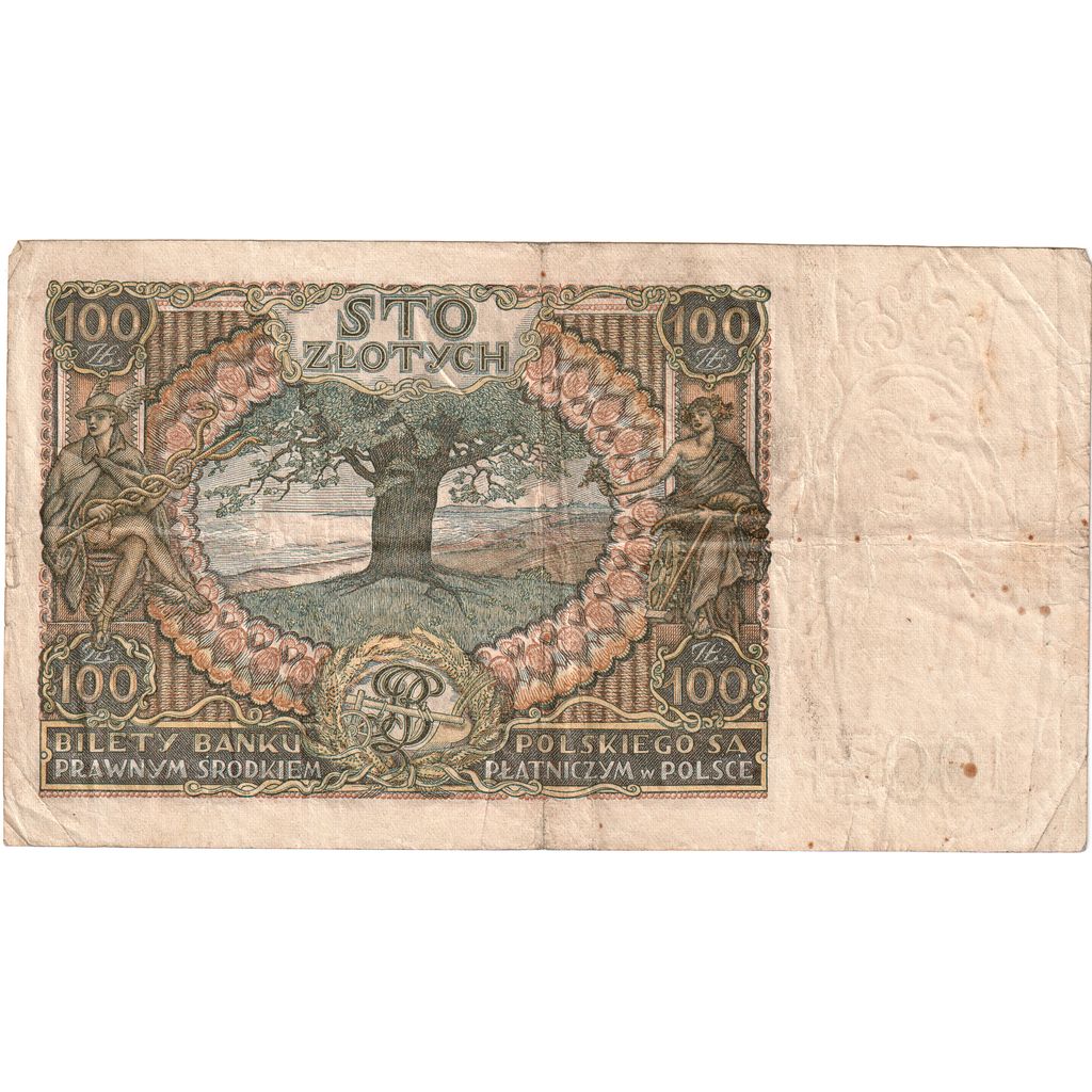 Banknote, Poland, 100 Zlotych, 1932, 1932-06-02, KM:74a, VF(20-25)
