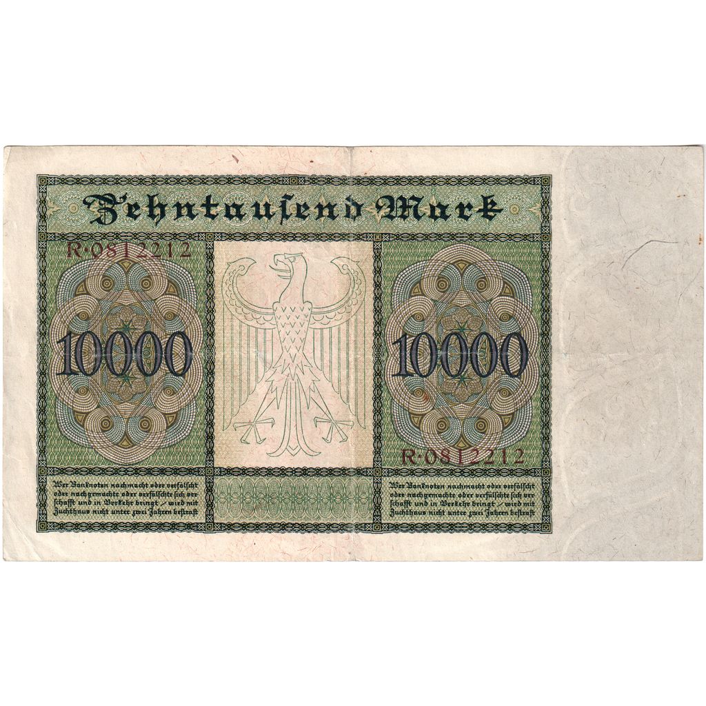 Allemagne, 10,000 Mark, 1922-01-19, TTB