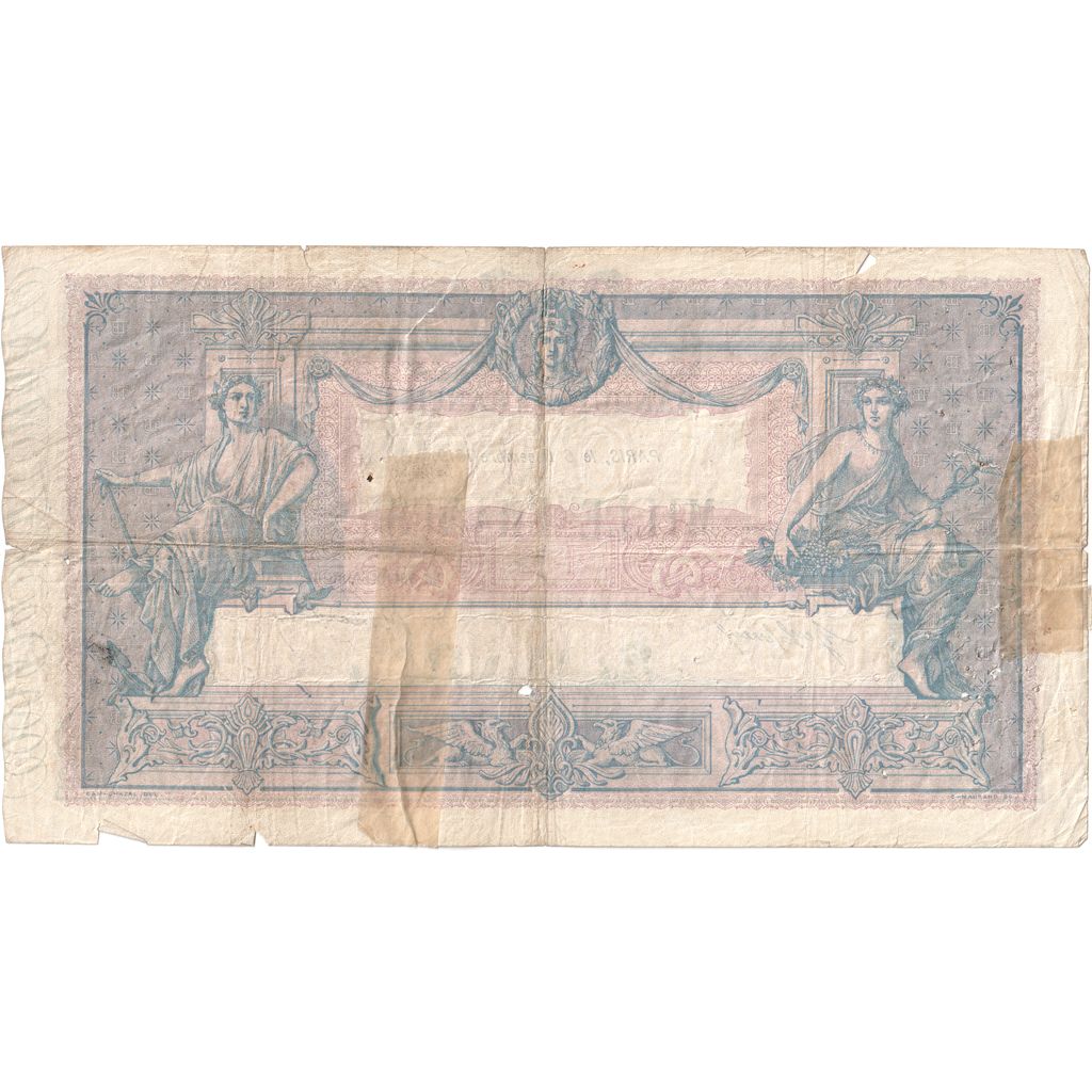 France, 1000 Francs, Bleu et Rose, 1919-12-06, M.1371, TB