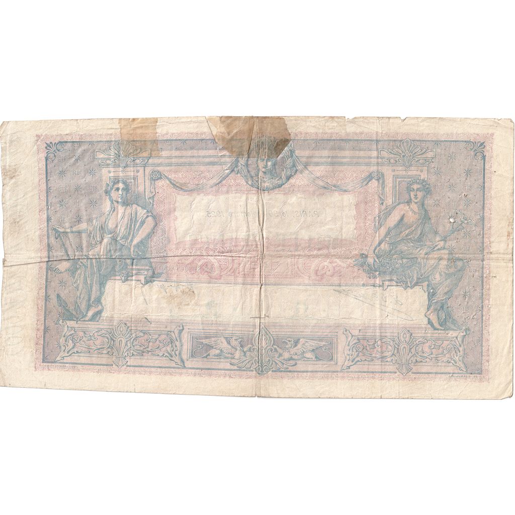 France, 1000 Francs, Bleu et Rose, 1925-09-30, P.2093, VF(30-35)