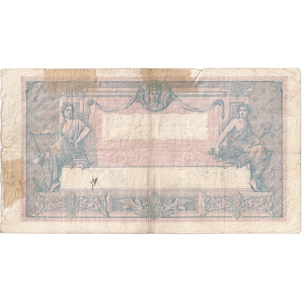 France, 1000 Francs, Bleu et Rose, 1925-09-14, R.2029, VF(30-35)