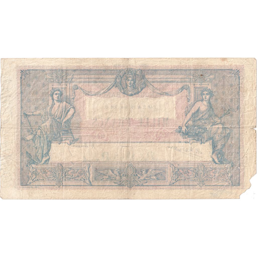 Francia, 1000 Francs, Bleu et Rose, 1926-06-26, H.2500, MB