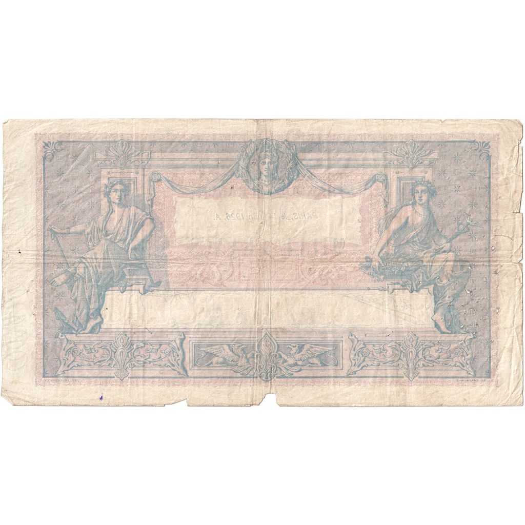 França, 1000 Francs, Bleu et Rose, 1926-06-14, D.2453, VF(20-25)