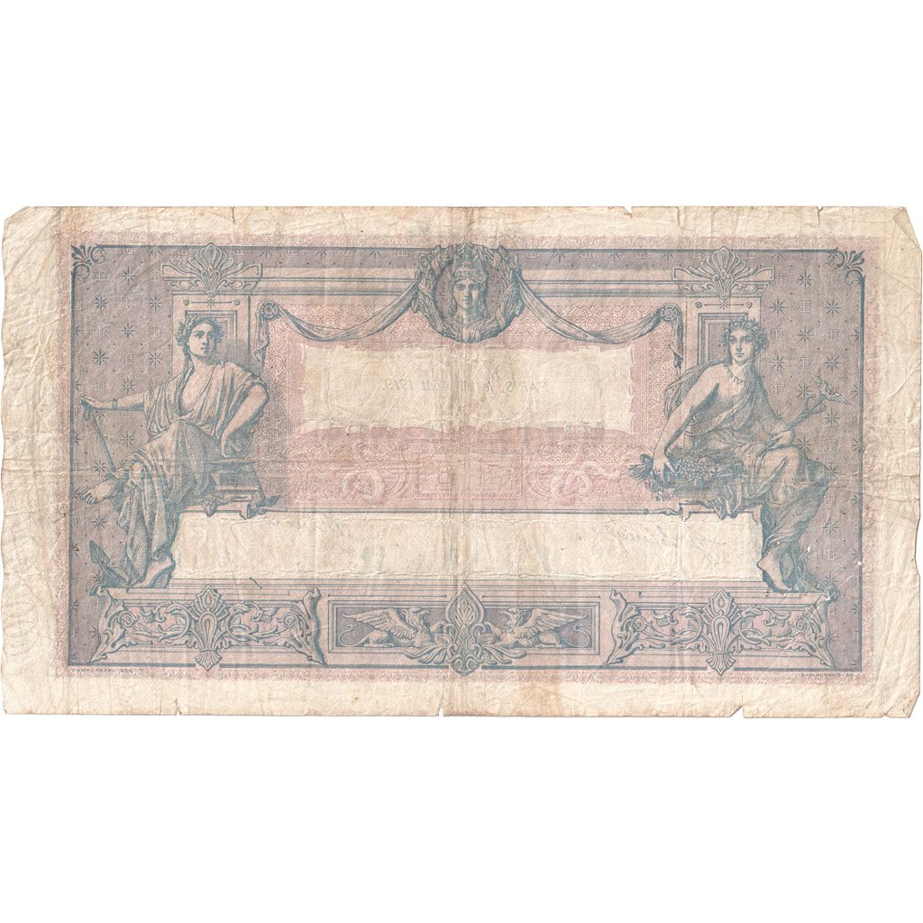 Francia, 1000 Francs, Bleu et Rose, 1919-09-20, C.1279, MB